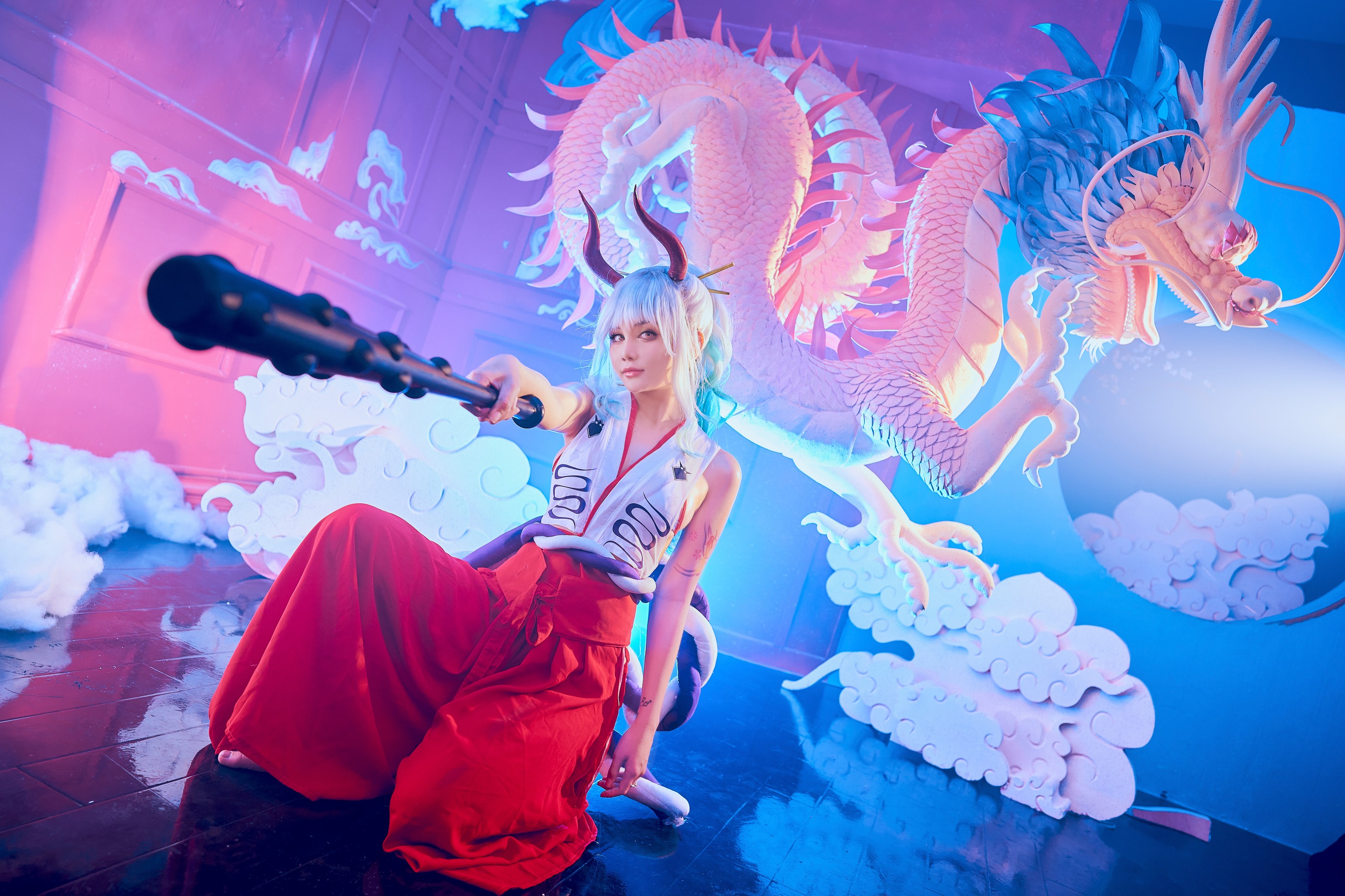 图片[1]-Joyce Lin2x – NO.052 Yamato (One Piece)[43P]-XikXak
